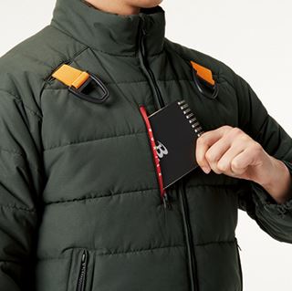 防寒ジャケット アッシュグレー