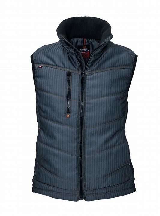防寒ベスト インディゴ 秋冬用 ユニセックス