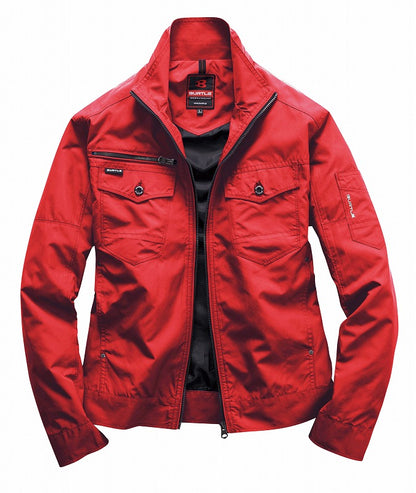 長袖レイザージャケット レッド オールシーズン ユニセックス