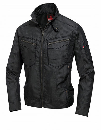 長袖ジャケット ブラック オールシーズン ユニセックス