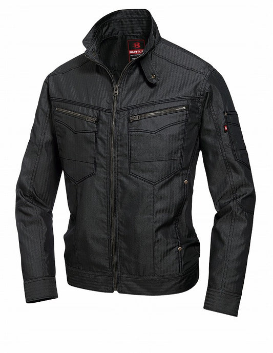 長袖ジャケット ブラック オールシーズン ユニセックス