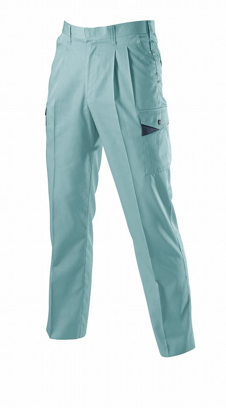 【アウトレット】ツータックカーゴパンツ アースグリーン 82サイズ 春夏用 メンズ