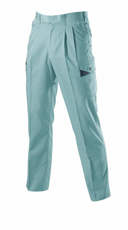 【アウトレット】ツータックカーゴパンツ アースグリーン 82サイズ 春夏用 メンズ