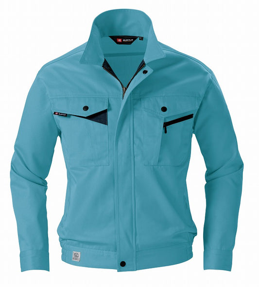 長袖ブルゾン ミストブルー 春夏用 メンズ