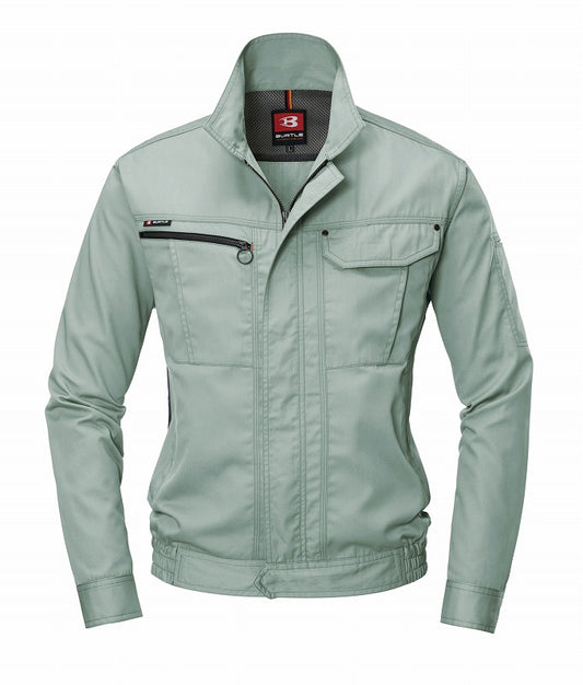 長袖ブルゾン アースグリーン 春夏用 メンズ