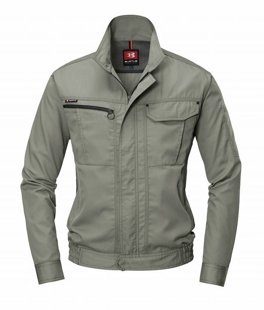 長袖ブルゾン グレージュ 春夏用 メンズ