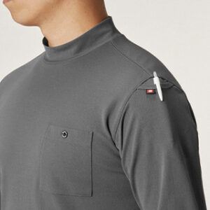 ロングTシャツ ネイビー 秋冬