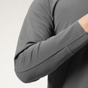 ロングTシャツ ネイビー 秋冬