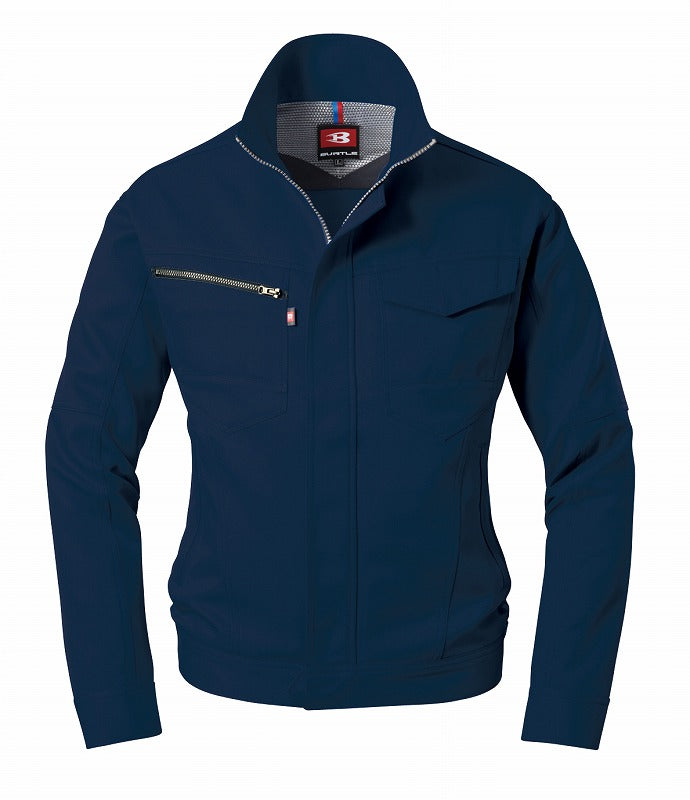 長袖ジャケット ネイビー 春夏用 メンズ