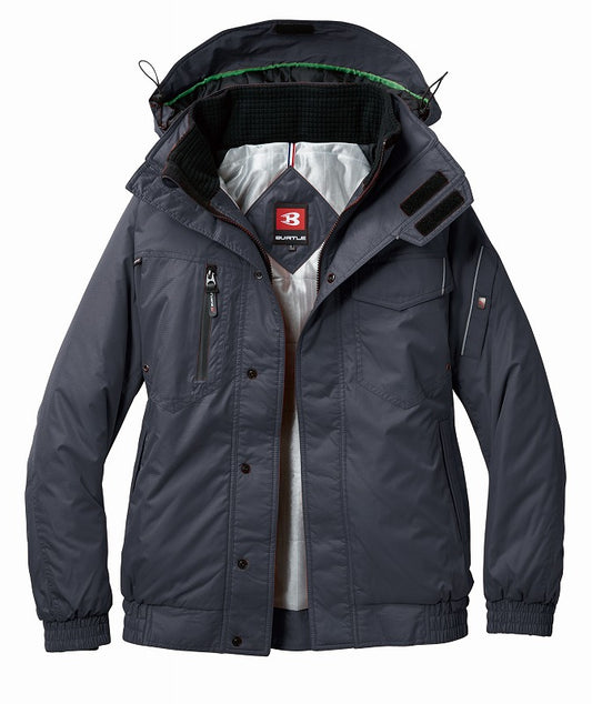 防寒ブルゾン 大型フード付 クーガー 秋冬用 ユニセックス