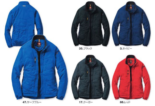 防風ストレッチ軽量防寒ブルゾン スノー