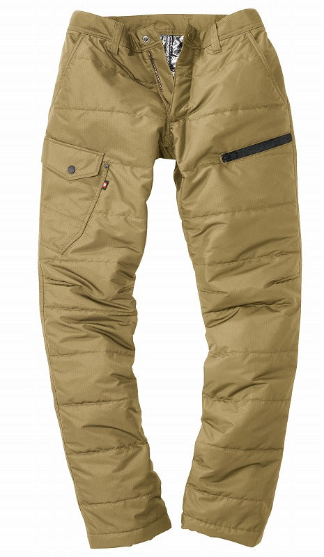 防風カーゴパンツ カーキ 秋冬用 ユニセックス