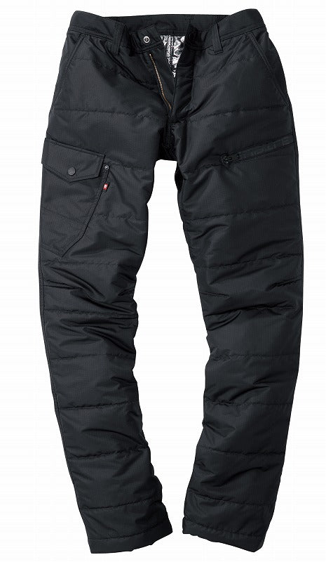 防風カーゴパンツ ブラック 秋冬用 ユニセックス