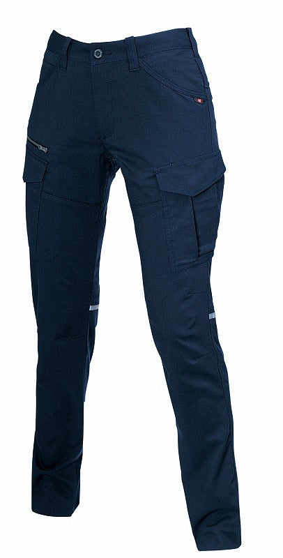 レディースカーゴパンツ ネイビー 春夏用