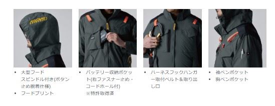 バートル AC1151 ACタクティカルブルゾン アッシュグレー 4XL