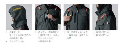 バートル AC1151 ACタクティカルブルゾン アッシュグレー 4XL
