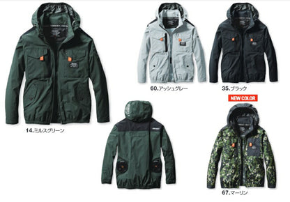 エアークラフト タクティカルブルゾン アッシュグレー ユニセックス 春夏用