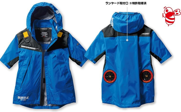 ACフーディ半袖ジャケット シルバー