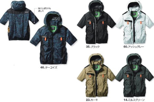 AC半袖ブルゾン アッシュグレー