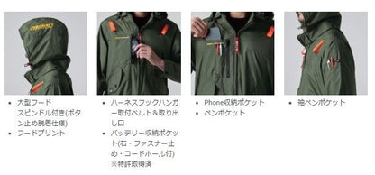 バートル AC2071 ACブルゾン 35/ブラック