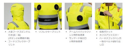 バートル AC2111 アーム2WAYジャケット ブラック ユニセックス