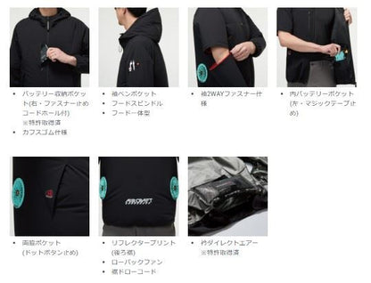 バートル AC2121 AC2WAYジャケット カーキ ユニセックス