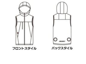 バートル AC2124 ACベスト シルバーフォックス ユニセックス