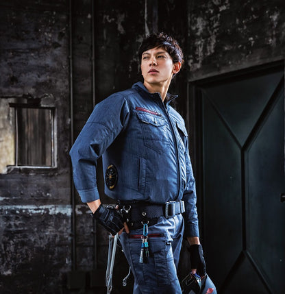 エアークラフト長袖ブルゾン 服のみ オリーブグレー Lサイズ