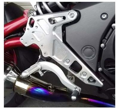 H/B(SV)ハイパーバンク 固定式 14-ニンジャ400 シルバー