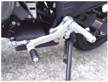H/B(SV) ハイパーバンク 固定式 Z125PRO シルバー