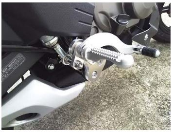 H/B(SV) ハイパーバンク 固定式 Z125PRO シルバー