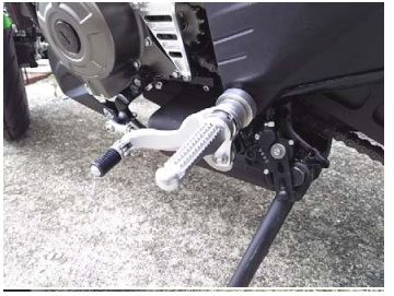 H/B(SV) ハイパーバンク 固定式 Z125PRO シルバー