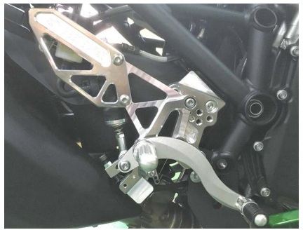 H/B(SV) HyperBank Fixed Type Ninja H2 SX/SE Silver