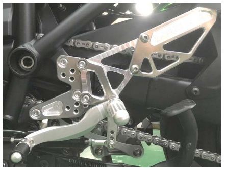 H/B(SV) HyperBank Fixed Type Ninja H2 SX/SE Silver