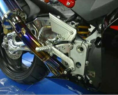 ハイパーバンク バックステップ シルバー 可倒式 CBR954RR