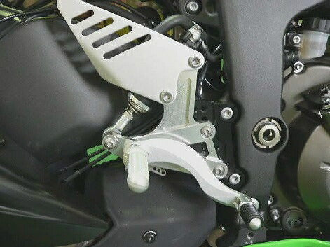 ハイパーバンク バックステップ シルバー 可倒式 ZX-6R