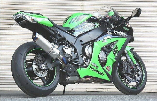 ZX10R 11- マフラー NASSERT EVOLUTION TYPE2 スリップオン マフラー チタン/クリアチタン 11-ZX10R