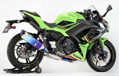 N-Evo2 Ti/BL 22ニンジャ650 ブルーチタン