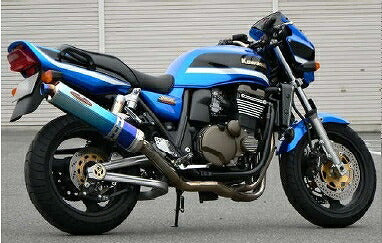 ZRX1200/ZRX1200S Muffler NEW NASSERT-R Bolt-on Silencer Muffler Blue Titanium ZRX1200/ZRX1200S