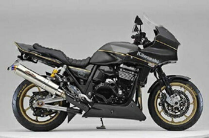 ZRX1200 ダエグ マフラー NEW NASSERT-R スリップオン マフラー WITH A-TECH ヒートガード クリアチタン ZRX1200DAEG ZRX1200ダエグ