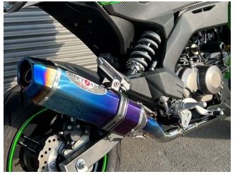 N-Evo Mini TI/BL Z125 PRO ブルーチタン