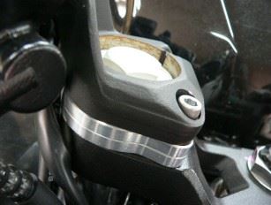 Handlebar Risers 6mm Black Ninja 250