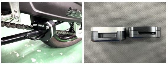 Side Stand Plate Kit Black ZX-4R/RR 15mm
