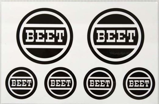 丸 BEET ステッカーセット ブラック