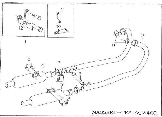 Bypass Pipe, Stainless Steel, W400