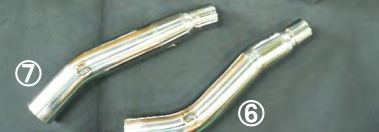 Tailpipe Titanium (T2) R Hayabusa Silver