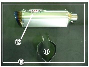 N-E2 T2 Ti Silencer (R) Z1000 Clear Titanium