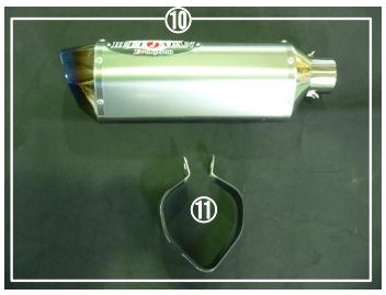 N-E2 T2 BLサイレンサー(R)Z1000R ブルーチタン
