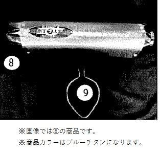 N-E2 BLサイレンサー ニンジャ1000SX ブルーチタン