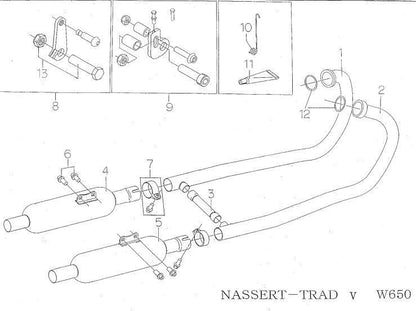 Exhaust Gasket Set W650